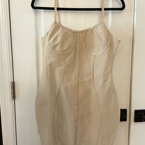 Fashion Nova Taupe Mini Dress